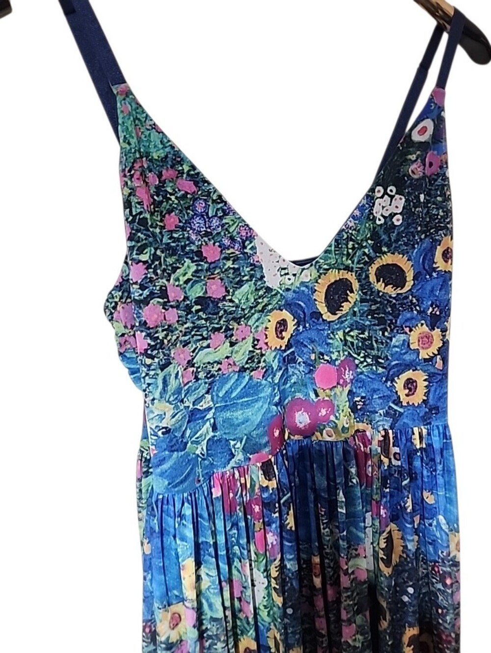 Black Milk Klimt Collage  Sheer Midiaxi Dress Size Medium - Picture 5 of 9